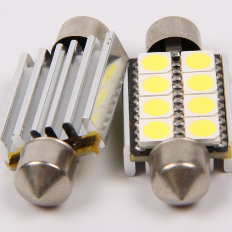 5050 8smd canbus hibamentes 42 mm-es autóautó 12V-os ledfényes fényvezető belső fényvezető olvasólámpa