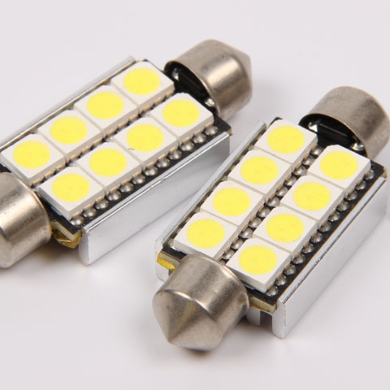 5050 8smd canbus hibamentes 42 mm-es autóautó 12V-os ledfényes fényvezető belső fényvezető olvasólámpa